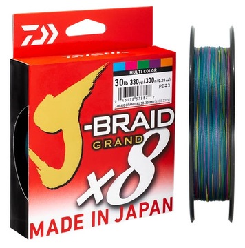 DAIWA J-Braid Grand X8 # 0.6 0.06 mm 11lb 5kg 150m многоцветный