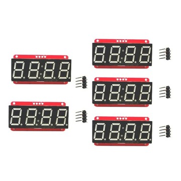 5X HT16K33 I2C 0. цифровой светодиодный дисплей модуль для
