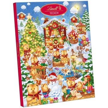 Lindt адвент календарь пралине Тедди 265г