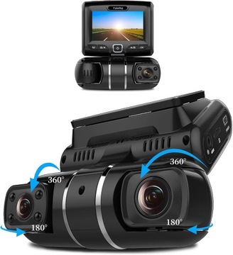 Камера, видеорейстратор, rejstrator передняя задняя полный HD 2X1080P 170° GPS ЖК