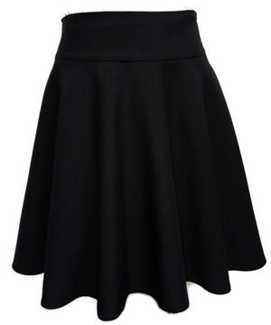 классическая юбка с колесами * черная * 140/146 см