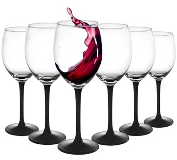 Набор бокалов для вина из оникса 330 мл