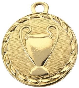 Золотая медаль кубок приз злотых конкурс 32 мм + лента