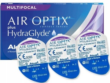Прогрессивные линзы AIR OPTIX MULTIFOCAL 3 шт.