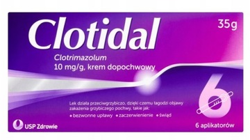 Clotidal вагинальный крем clotrimazolum 10 мг / г 35 г