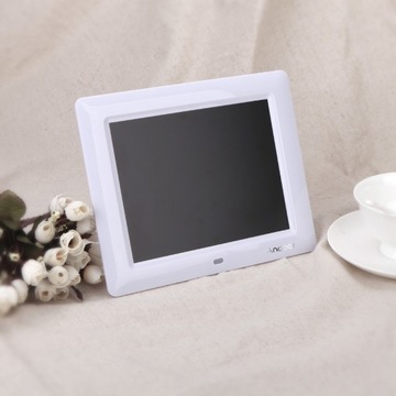 8 " HD TFT-LCD Digital Photo Frame Clock MP3 MP4