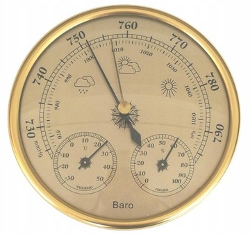 Домашний настенный барометр, термометр, гиометр,