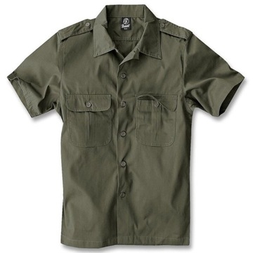 Рубашка Brandit US Hemd 1/2 Olive M