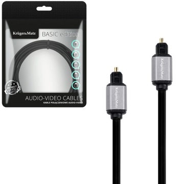 Оптичний кабель Toslink audio 5m Kruger & Matz