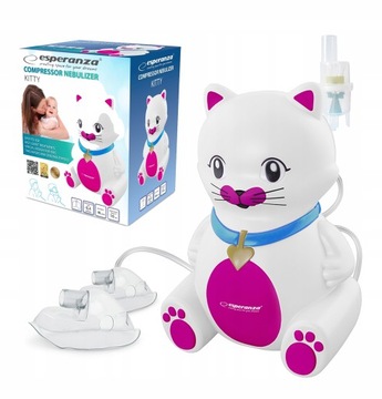 Ингалятор небулайзер для ребенка котенок 2XMASKA