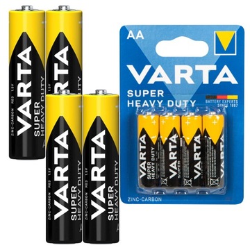 Батареи VARTA SUPER HEAVY DUTY AA R6 палочки 4шт