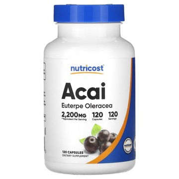 Nutricost Acai 2 200 мг 120 капсул