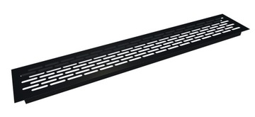 Алюминиевая вентиляционная решетка-черный 80x480 мм