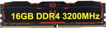 Оперативная Память Goodram DDR4 16 ГБ 3200 МГц
