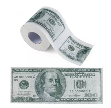 Туалетная бумага доллар в долларах банкноты смешно