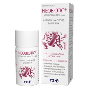 Neobiotic aer для кожи неомицин 16 г антибиотик