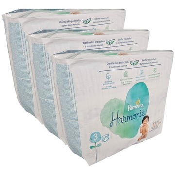 Підгузки Pampers Harmonie 3 / 93 шт.