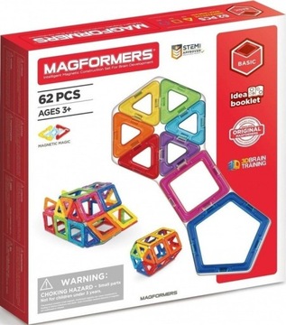 Магнитные блоки Magformers BASIC 62 ELEM