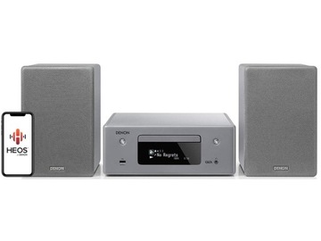 Башня DENON Ceol N10 CD BT WIFI 130W серый