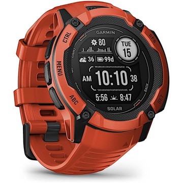 НОВЫЕ УМНЫЕ ЧАСЫ GARMIN INSTINCT 2X SOLAR GPS 10ATM КРАСНЫЙ