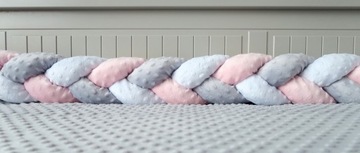 Плетене обплетення для дитячого ліжечка 360 Minky