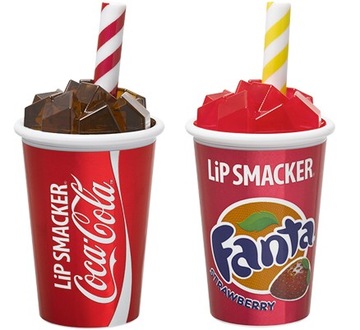 LIP SMACKER 3D НАБОР COCA-COLA ORIGINAL + FANTA КЛУБНИКА