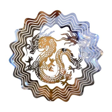 Украшения Дракон ветер вращающийся кулон светоотражающие цвета искусство ремесло серебро