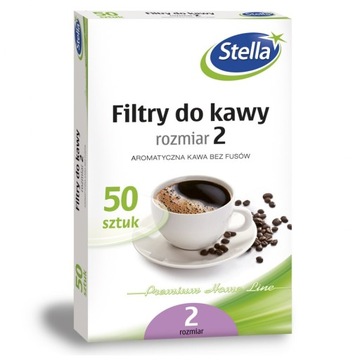 Фильтры для кофе Stella размер 2 50 шт