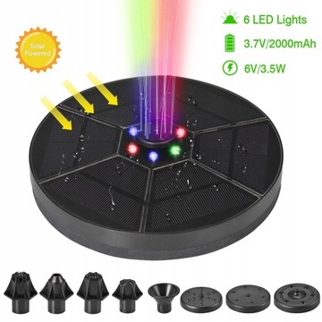 6V / 3.5 Вт LED солнечной энергии фонтан батарея e