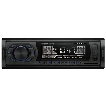 Автомобильное радио AKAI USB SD AUX 1DIN 4x7 Вт