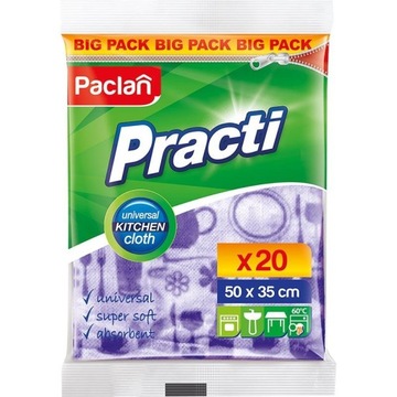 Универсальные кухонные полотенца Paclan Practi 20 шт.