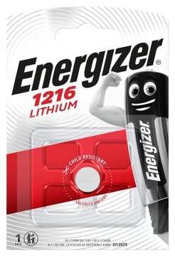 Литиевая батарея ENERGIZER CR1216 3V LiMnO2 lithium