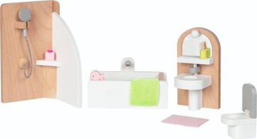 Деревянная кукольная мебель для ванной комнаты Goki 3+