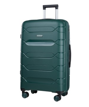 Большой PUCCINI полипропиленовый чемодан светло-зеленый на колесах PP020A 5