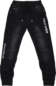 CREATIVE BLACK Joggers Jeans 134CM STRETCH