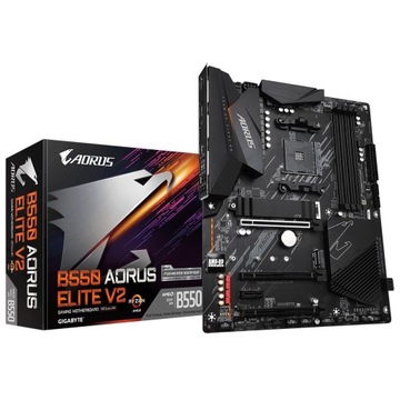 Материнская плата Gigabyte B550 AORUS ELITE V2 AM4 AMD ATX 4X DDR4 2xm.2 HDMI / DP