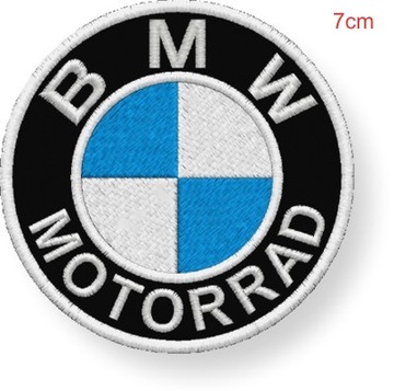 BMW MOTORRAD термо вишивка патч 70 мм