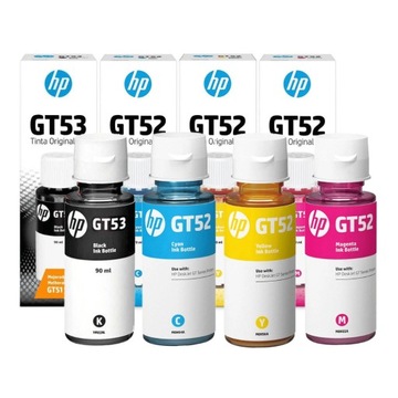 Оригинальные чернила Hp Gt53xl + Gt52 4-Pack