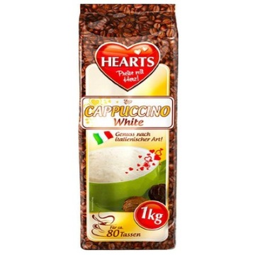 HEARTS Cappuccino White 1 кг растворимый