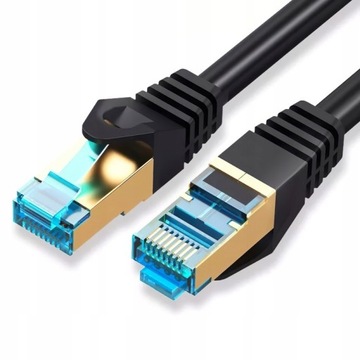 Сетевой кабель LAN злотый медный + SFTP CAT7 10 м патч-корд kat 7 RJ45
