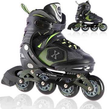 РОЛИКОВІ КОВЗАНИ NILS EXTREME ABEC - 9 ГУМА 35-38