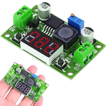 ИНВЕРТОР РЕГУЛЯТОР НАПРЯЖЕНИЯ DC-DC LM2596 LCD