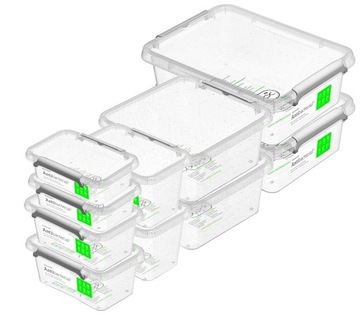 ANTIBACTERIAL пищевой контейнер набор 10 шт