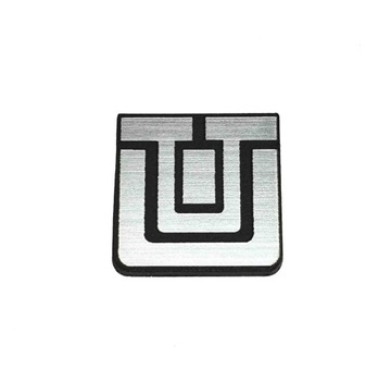 Unitra Срібна емблема наклейка 7. 5x7. 5mm