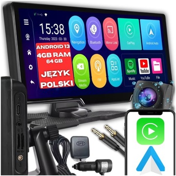 РАДІО МУЛЬТИМЕДІЙНА СТАНЦІЯ МОНІТОР ANDROID AUTO APPLE CARPLAY ANDROID 13