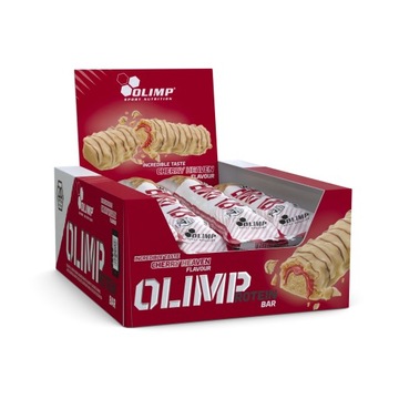 OLIMP PROTEIN BAR 12 x 64G вишневый протеиновый батончик WPC