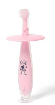 BabyOno зубная щетка 6м + розовый 551/01