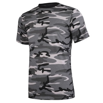 Чоловіча Військова футболка Mil-Tec, футболка під форму, бавовна, Темний камуфляж, L
