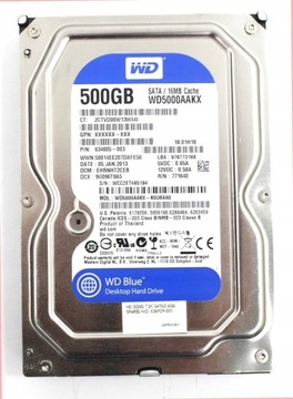 Жесткий диск HDD для ПК б / у 500GB SATA