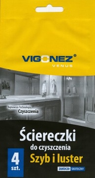 Vigonez Серветки для чищення скла і дзеркал